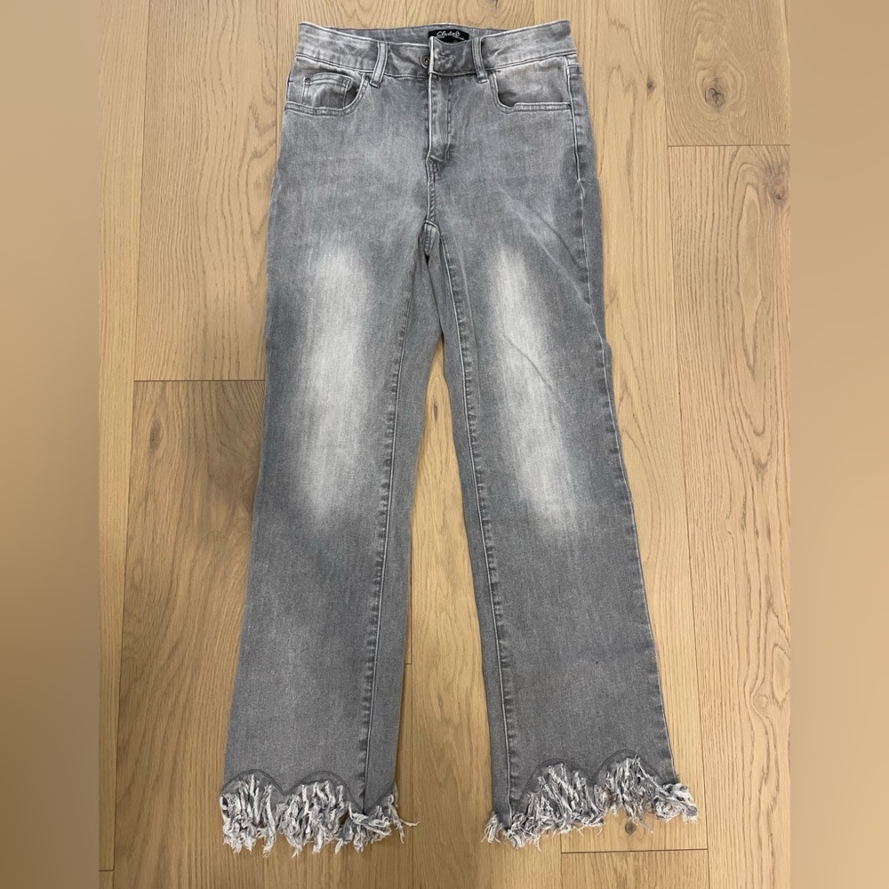 Charlie B Gray Jeans